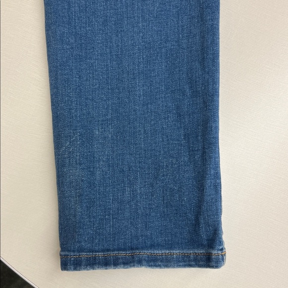 Worn once ALEMBIKA jeans blue denim pants with elastic waist and drawstring sz 1 - Picture 10 of 10